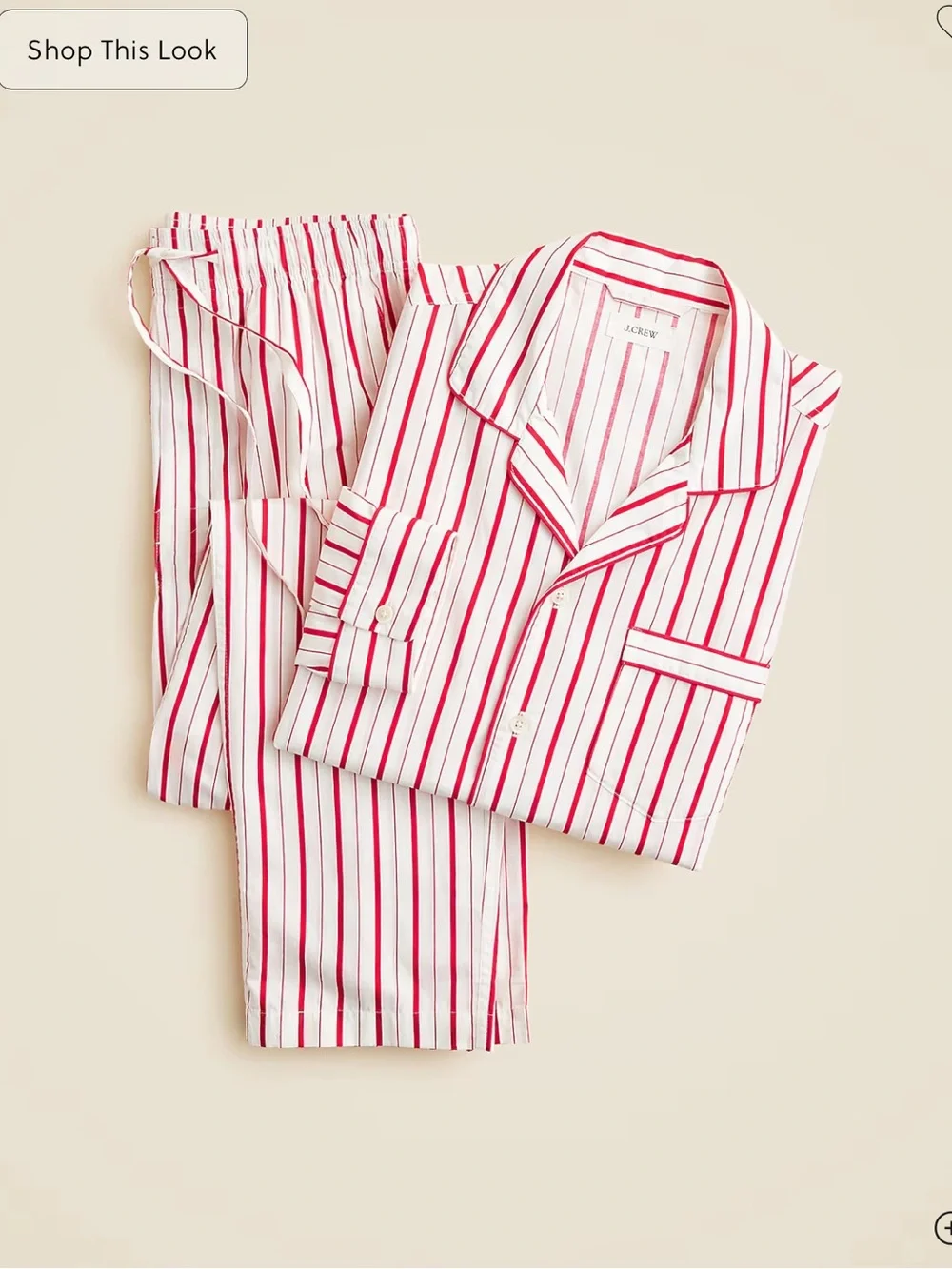 J.Crew Pajama set in cotton poplin